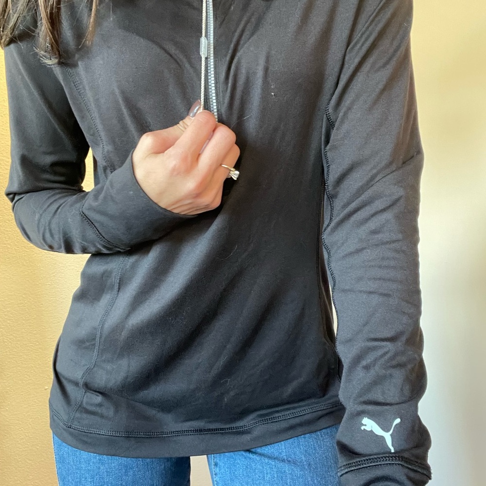 Black Puma Pullover